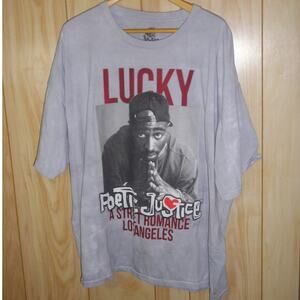 Philcos Poetic Justice Lucky Graphic Crew Neck Short Sleeve T-Shirt 3XL